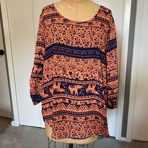 Tunic style blouse